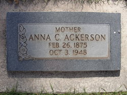 Anna C <I>Hansen</I> Ackerson 