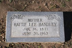 Hattie Lee <I>Barker</I> Handley 