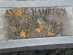 Annie Hampton Buck 