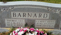 Gladys Hope <I>Bunch</I> Barnard 