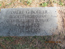 Robert George “Bob” Bohler 
