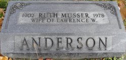 Ruth <I>Musser</I> Anderson 