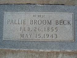Pallie <I>Broom</I> Beck 