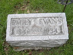Emily <I>Brown</I> Evans 