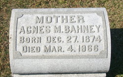 Agnes M <I>Mathews</I> Bahney 