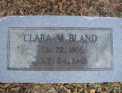 Clara Ann <I>Matthews</I> Bland 