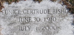 Eunice Gertrude Bishop 
