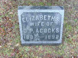 Elizabeth S <I>Pilling</I> Acocks 