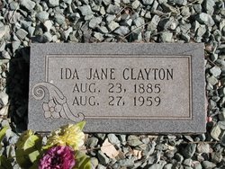 Ida Jane <I>Eiland</I> Clayton 