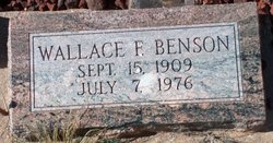 Wallace F Benson 