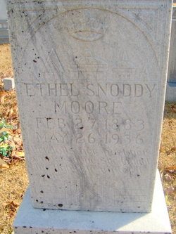 Ethel Adelia <I>Downs</I> Moore 
