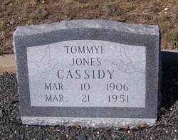 Tommye <I>Jones</I> Cassidy 