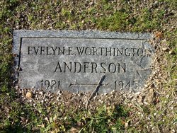 Evelyn E <I>Worthington</I> Anderson 