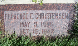 Florence Editha <I>Bishop</I> Christensen 