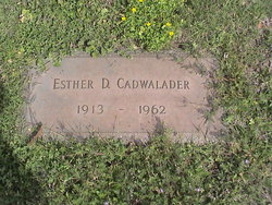 Esther D Cadwalader 