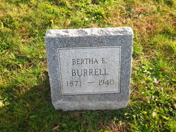 Bertha E. <I>Jameson</I> Burrell 