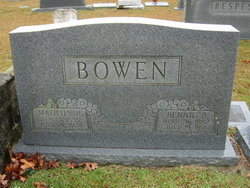 Benjamin Bruce “Bennie” Bowen 