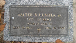 Walter B Hunter Sr.