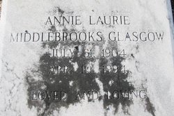 Mrs Annie Laurie <I>Middlebrooks</I> Glasgow 