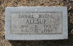 Daniel Boone Allsup 