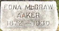 Edna <I>McGraw</I> Aaker 