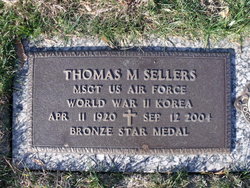MSgt Thomas M Sellers 