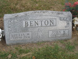 Luetta Mae <I>Keefer</I> Benton 