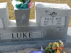 Willie Mae <I>Giddens</I> Luke 
