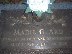 Madie G. <I>Marshall</I> Ard 