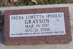 Freda Loretta <I>Poole</I> Grayson 