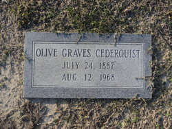 Olive <I>Graves</I> Cederquist 