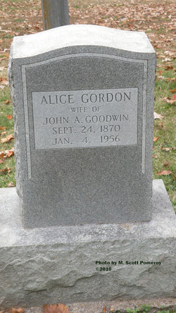 Alice <I>Gordon</I> Goodwin 