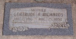 Gertrude Elizabeth <I>Akhurst</I> Richards 