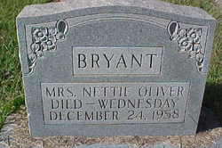 Nettie <I>Oliver</I> Bryant 