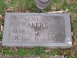 Agnes M Akers 