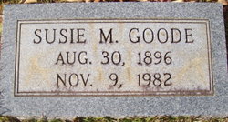 Susie M. <I>Newbern</I> Goode 