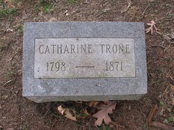 Catharine Elizabeth <I>Shultz</I> Trone 