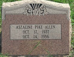 Aszaline Pike <I>Earnhart</I> Allen 