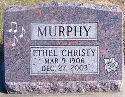 Ethel Grace <I>Christy</I> Murphy 