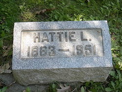 Hattie L <I>Frayer</I> Evans 