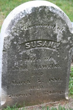 Mary Susan <I>Thompson</I> Hawkins 