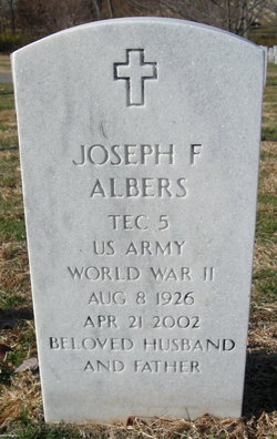 Joseph Francis “Joe” Albers 