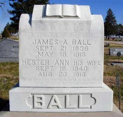 Hester Ann <I>Jones</I> Ball 