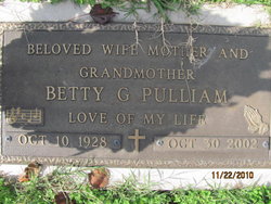 Betty Geraldine <I>Carlile</I> Pulliam 