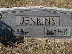 Etha Lena “Etta” <I>Jones</I> Jenkins 