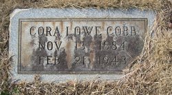 Cora Belle <I>Lowe</I> Cobb 