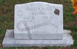 Marilyn <I>Wood</I> Adams 