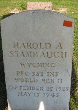 Pfc. Harold A. Stambaugh 