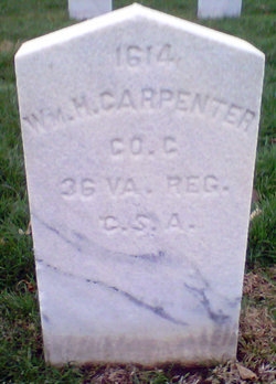 Pvt William H. Carpenter 