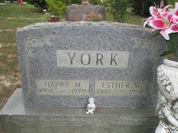 Esther May <I>Bates</I> York 